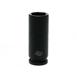 Teng 920621N Deep Impact Socket Hexagon 6-Point 1/2in Drive 21mm
