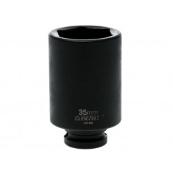 Teng 920635N Deep Impact Socket Hexagon 6-Point 1/2in Drive 35mm