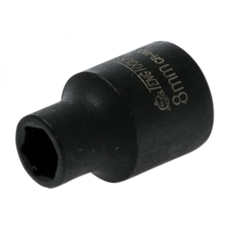 Impact Socket Hexagon 6-Point 3/8in Drive 8mm Impact Socket Hexagon 6-Point 3/8in Drive 8mm