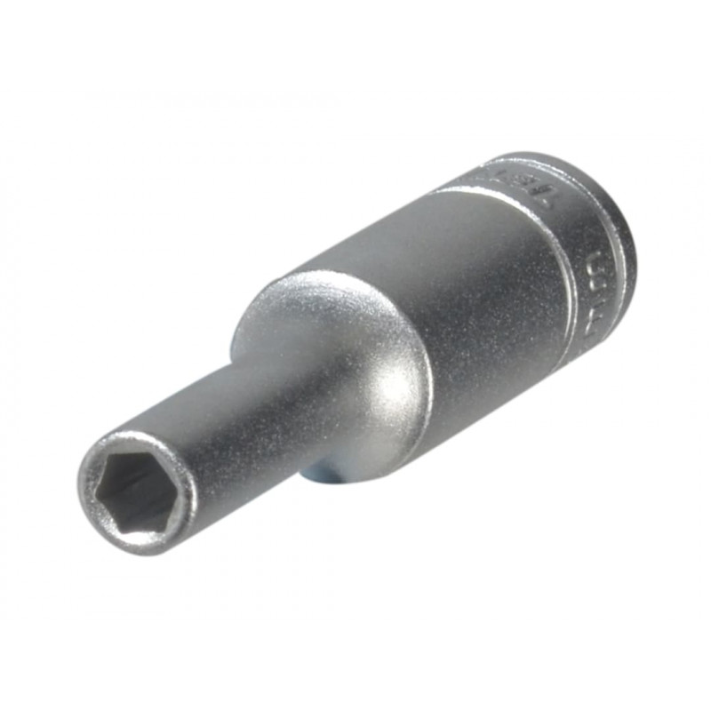 Teng M140610 Hexagon Socket Deep 6 Point Regular 1/4in Drive 10mm Teng M140610 Hexagon Socket Deep 6 Point Regular 1/4in Drive 10mm