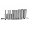 M1407 Deep Socket Clip Rail Set of 10 Metric 1/4in Drive