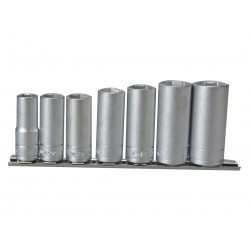 Teng M3807 Socket Clip Rail Set of 7 Metric 3/8in Drive