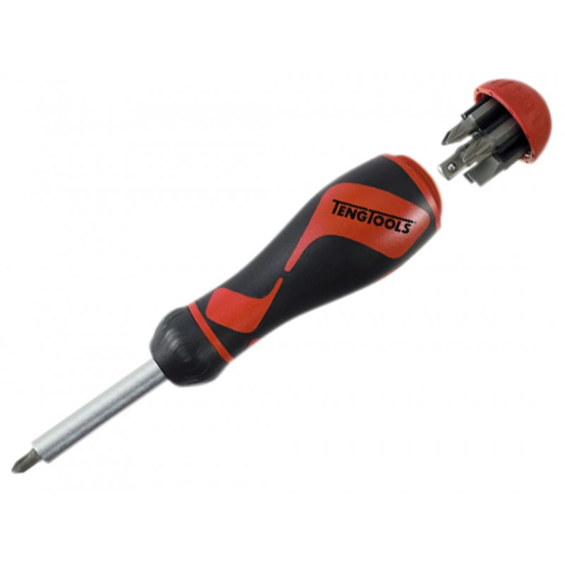 Teng MDR908 Ratchet Driver & Bit Set of 6 Teng MDR908 Ratchet Driver & Bit Set of 6