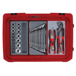 Teng SC01 Flight Style Carry Case Kit, 113 Piece