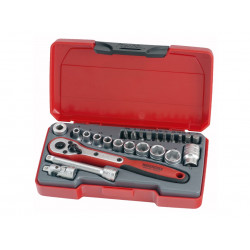 Teng T1424 Socket Set of 24 Metric 1/4in Drive