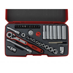 Teng T1436 Socket Set of 36 Metric 1/4in Drive
