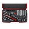 Teng T1436 Socket Set of 36 Metric 1/4in Drive