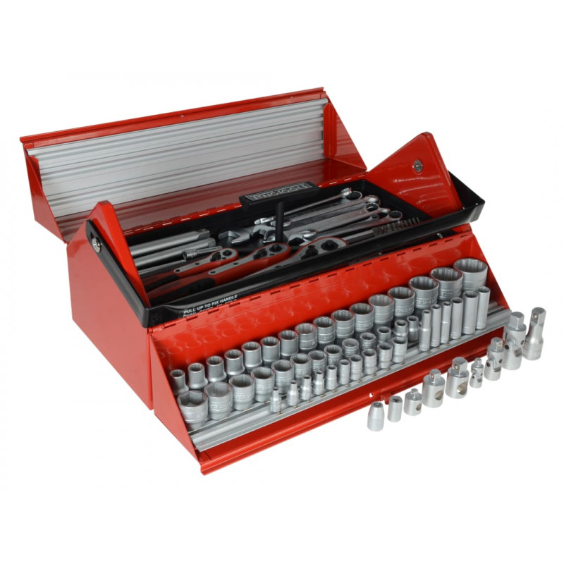 TC187 Mega Rosso Tool Kit Set of 187 1/4 3/8 & 1/2in TC187 Mega Rosso Tool Kit Set of 187 1/4 3/8 & 1/2in
