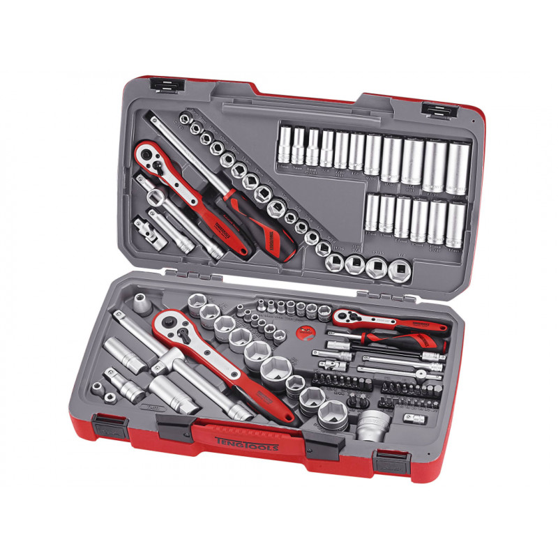 Teng TM111 Tool Set of 111 Metric & AF 1/4in 3/8in & 1/2in Drive Teng TM111 Tool Set of 111 Metric & AF 1/4in 3/8in & 1/2in Drive