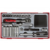 Teng TT1435 4-13mm Socket Set, 35 Piece - 1/4in Drive