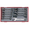 Teng TC40 TT6010M Metric Midget Combination Spanner Set, 10 Piece