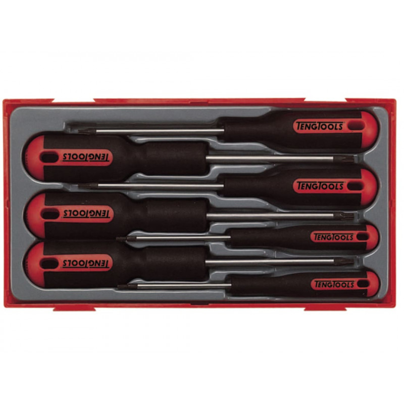Teng TT917TXN TT917TX TORX Mega Screwdriver Set, 7 Piece Teng TT917TXN TT917TX TORX Mega Screwdriver Set, 7 Piece