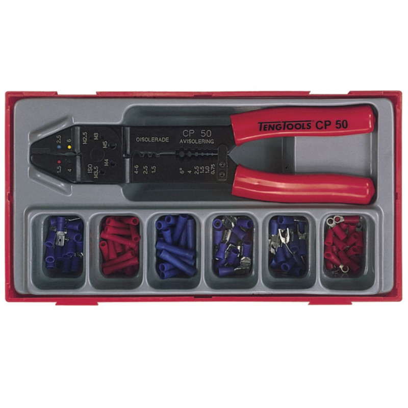 Teng TTCP121 Crimping Tool Set, 121 Piece Teng TTCP121 Crimping Tool Set, 121 Piece