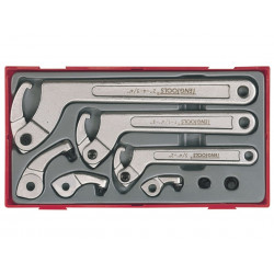Teng TC33 TTHP08 Hook & Pin Wrench Set, 8 Piece