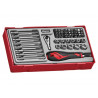 Teng TTMDQ49 Bit & Quick Chuck Driver Set, 49 Piece - 1/4in Drive