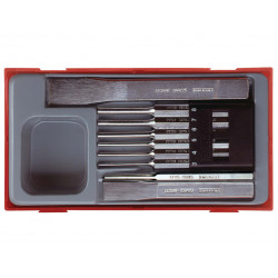 Teng TTPC09 Punch & Chisel Set, 9 Piece