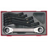 Teng TC38 TTRORS Metric Ratchet Ring Spanner Set, 6 Piece