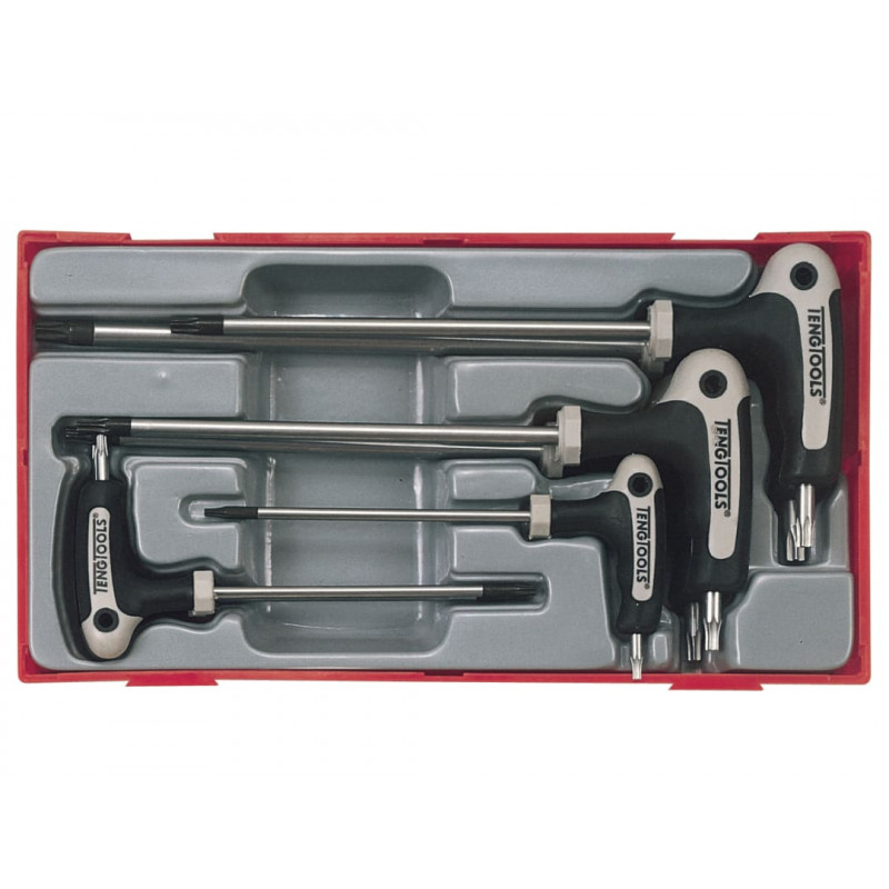 Teng TTTX7 TX/TPX TORX T-Handle Screwdriver Set, 7 Piece Teng TTTX7 TX/TPX TORX T-Handle Screwdriver Set, 7 Piece