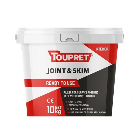 Toupret FGBJP10GB Ready To Use Joint & Skim 10kg