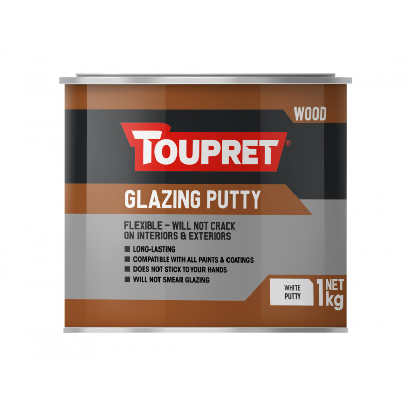 Toupret TTMABLA01GB Glazing Putty 1kg
