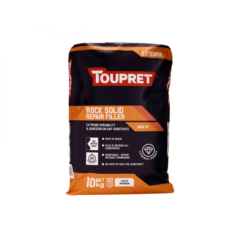 Toupret TTMUX101GB Rock Solid Repair Filler 10kg Toupret TTMUX101GB Rock Solid Repair Filler 10kg