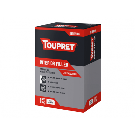 Toupret TTREB701GB Interior Filler 1kg