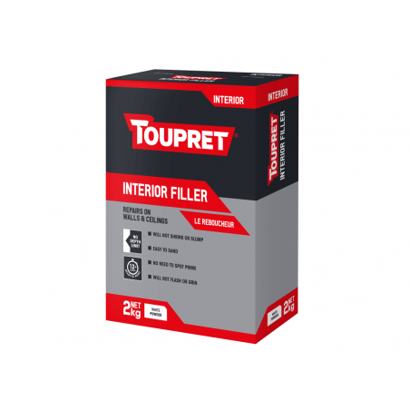 Toupret TTREB702GB Interior Filler 2kg