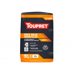 Toupret TTMUX051GB Exterior Rock Solid Repair Filler 5kg