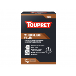 Toupret TTREPBO01GB Wood Repair Filler Natural Wood 1kg