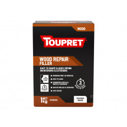 Toupret TTREPBOW01GB Wood Repair Filler White 1kg