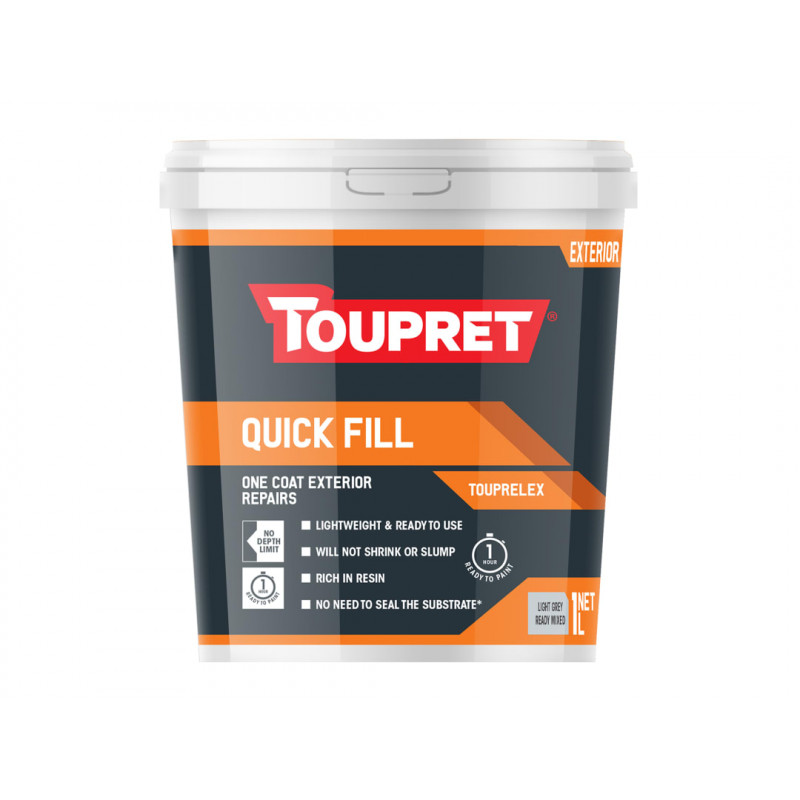 Toupret TTTLX01GB Quick Fill (Exterior) 1 litre Toupret TTTLX01GB Quick Fill (Exterior) 1 litre