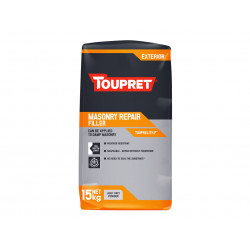 Toupret TTTHR15GB Exterior Masonry Repair Filler 15kg