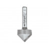 Trend 11/3X1/4TC 11/3 x 1/4 TCT V-Groove Cutter 45° 9.2 x 19.1mm