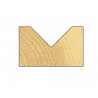 Trend 11/3X1/2TC 11/3 x 1/2 TCT V-Groove Cutter 45° 9.2 x 19.1mm