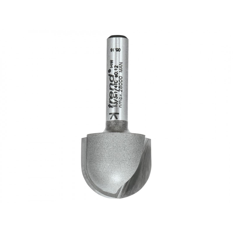 Trend 13/3X1/4TC 13/3 x 1/4 TCT Radius Cutter 10.0mm Radius Trend 13/3X1/4TC 13/3 x 1/4 TCT Radius Cutter 10.0mm Radius