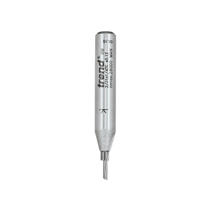 Trend 2/01X1/4TC 2/01 x 1/4 TCT Single Flute Cutter 1.5 x 6.0mm Trend 2/01X1/4TC 2/01 x 1/4 TCT Single Flute Cutter 1.5 x 6.0mm