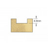 Trend 348X1/2TC 348 x 1/2 TCT Intumescent Cutter 15 x 40mm