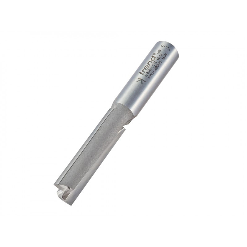 Trend 3/83DX1/2TC 3/83D x 1/2 TCT Two Flute Workshop Cutter 12.7 x 50mm Trend 3/83DX1/2TC 3/83D x 1/2 TCT Two Flute Workshop Cutter 12.7 x 50mm