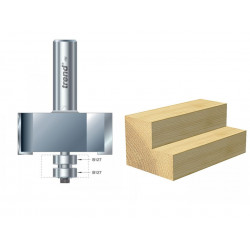 Trend 46/390X1/2TC 46/390 x 1/2 TCT Bearing Guided Rebater 22.5mm x 50.8mm