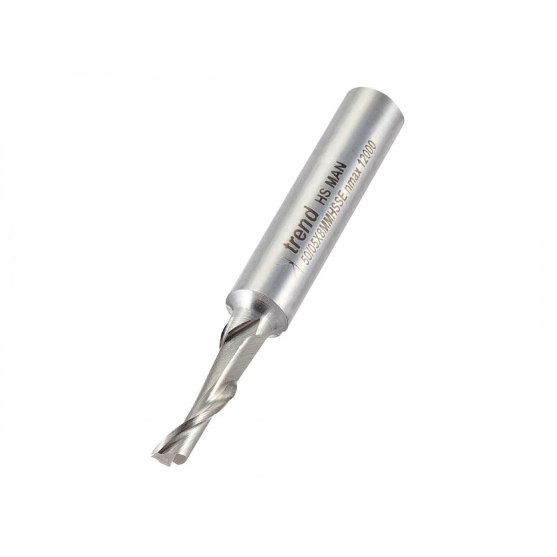 Trend 50/05X8MMHSSE 50/05 x 8mm HSSE Helical Plunge Bit 5mm Trend 50/05X8MMHSSE 50/05 x 8mm HSSE Helical Plunge Bit 5mm