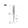 Trend 50/06X8MMHSSE 50/06 x 8mm HSSE Helical Plunge Bit 6mm