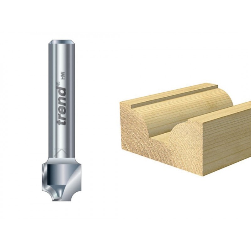 Trend 7/01X1/4TC 7/01 x 1/4 TCT Ovolo & Round Over 2.5mm Radius Trend 7/01X1/4TC 7/01 x 1/4 TCT Ovolo & Round Over 2.5mm Radius