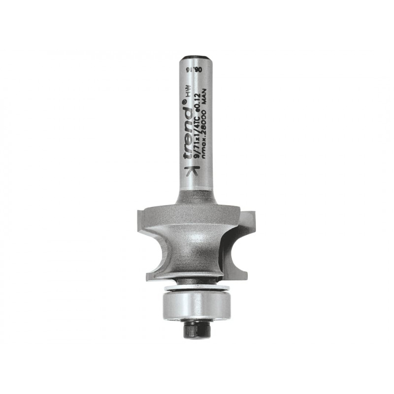 Trend 9/71X1/4TC 9/71 x 1/4 TCT Bearing Guided Corner Bead Cutter 3.2 Radius Trend 9/71X1/4TC 9/71 x 1/4 TCT Bearing Guided Corner Bead Cutter 3.2 Radius