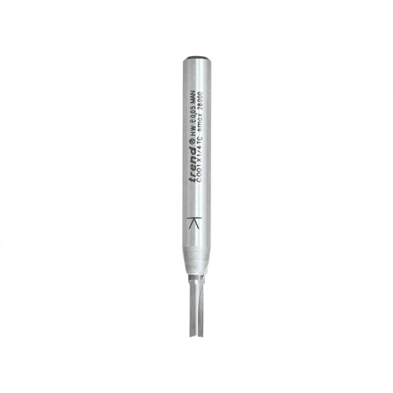 Trend C001X1/4TC C001 x 1/4 TCT Two Flute Cutter 3.2 x 9.5mm Trend C001X1/4TC C001 x 1/4 TCT Two Flute Cutter 3.2 x 9.5mm