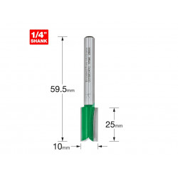 Trend C016X1/4TC C016 x 1/4 TCT Two Flute Cutter 10.0 x 19.1mm