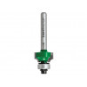 Trend C074X1/4TC C074 x 1/4 TC Round Over Two Flute Cutter 3.2 x 9.5mm