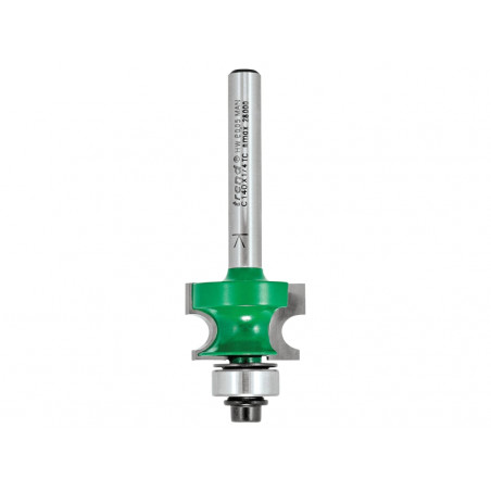 Trend C140X1/4TC C140 x 1/4 TCT Bearing Guided Corner Bead 3.2mm Radius