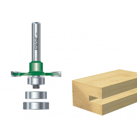 Trend C152X1/2TC C152 x 1/2 TCT Bearing Guided Biscuit Jointer 4.0 x 37.2mm