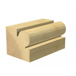 Trend C140X1/4TC C140 x 1/4 TCT Bearing Guided Corner Bead 3.2mm Radius