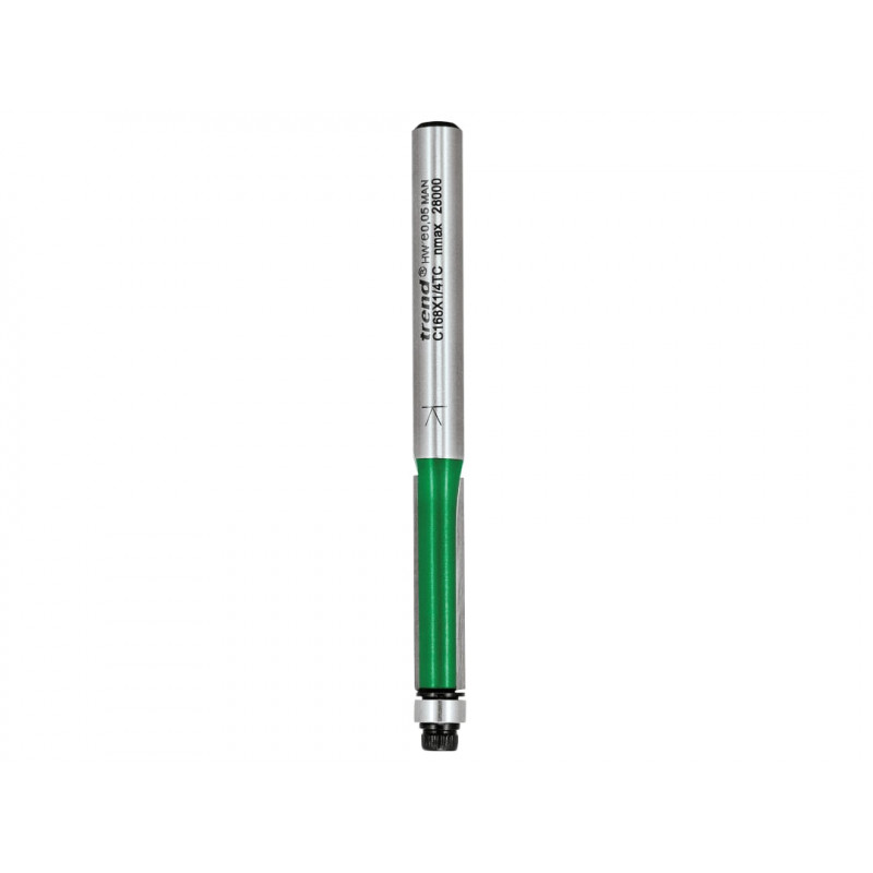 Trend C168X1/4TC C168 x 1/4TC Guided Trimmer 6.35 x 25.4mm Trend C168X1/4TC C168 x 1/4TC Guided Trimmer 6.35 x 25.4mm